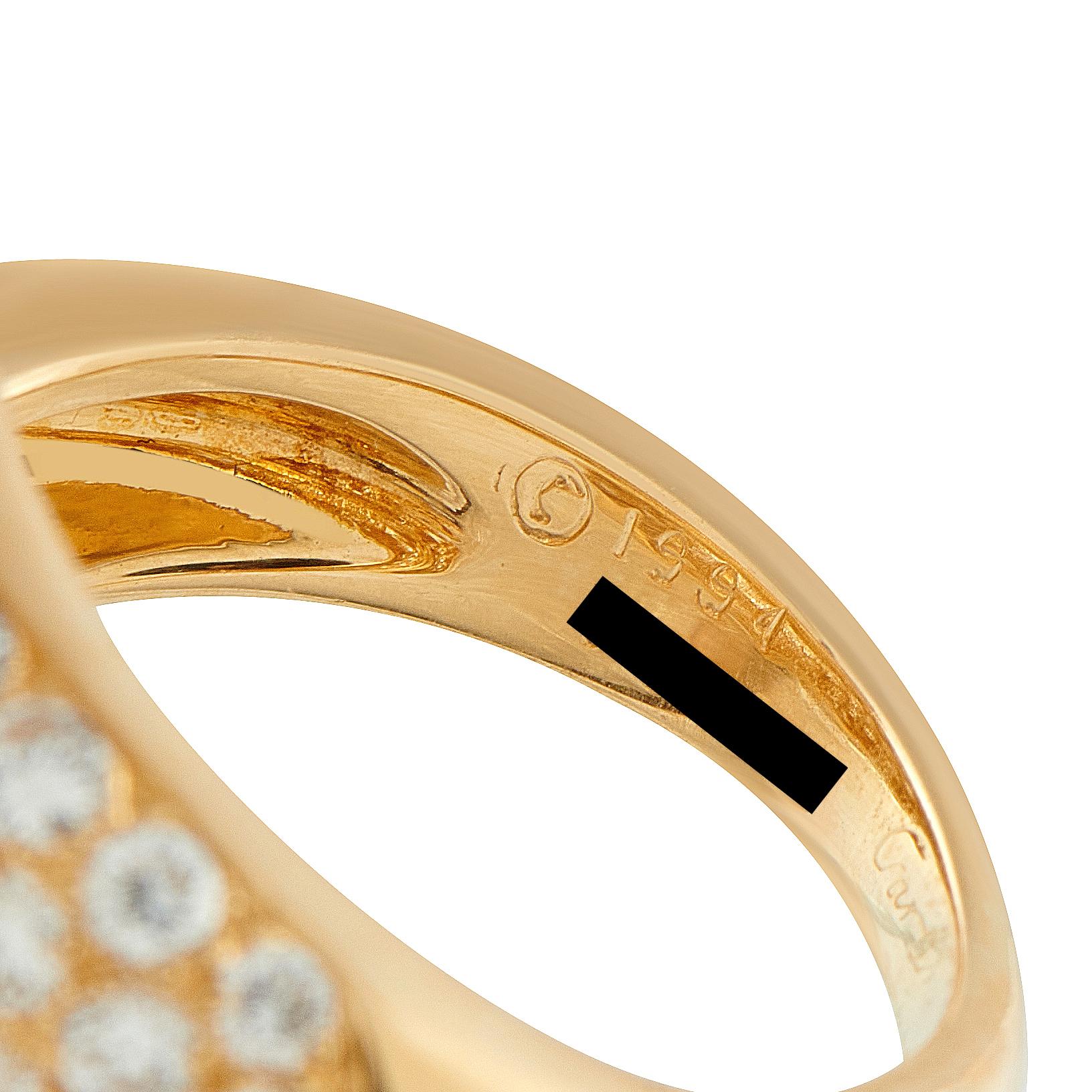 Cartier Vintage 18K Yellow Gold 2.41ct Diamond Ring In condizioni ottime in vendita a Southampton, PA