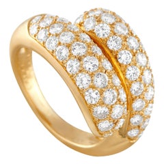 Cartier Vintage 18K Yellow Gold 2.41ct Diamond Ring