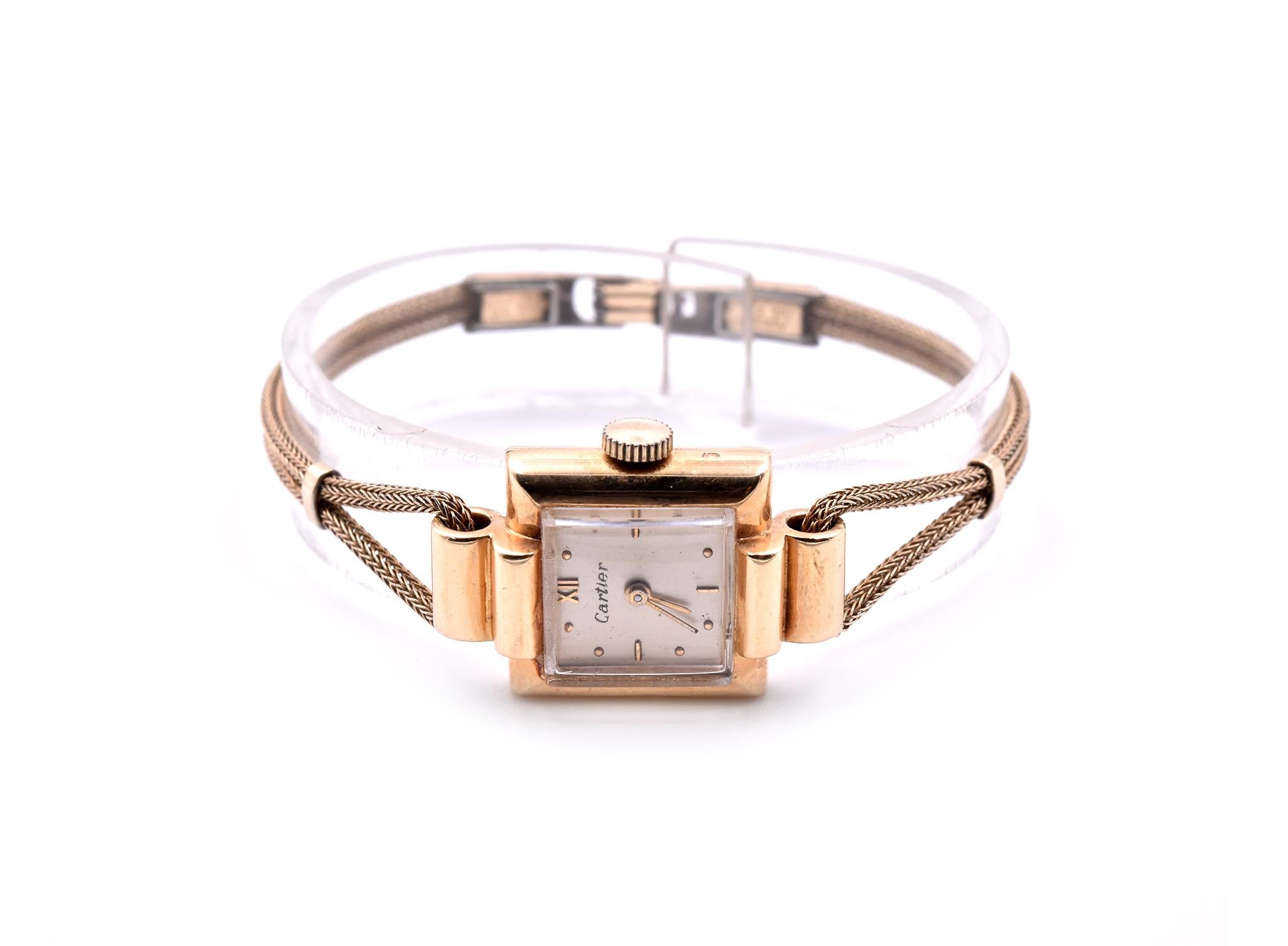 cartier square watch vintage