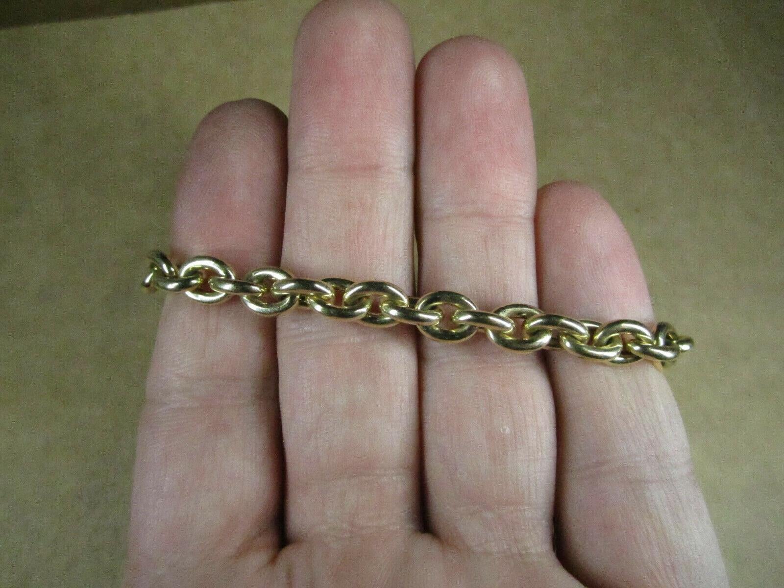 Cartier Swiss 18k Yellow Gold Link Bracelet Vintage Fully Signed


Here is your chance to purchase a beautiful and highly collectible designer bracelet.  Truly a great piece at a great price! 

Weight: 15.5 grams

Dimensions: 7