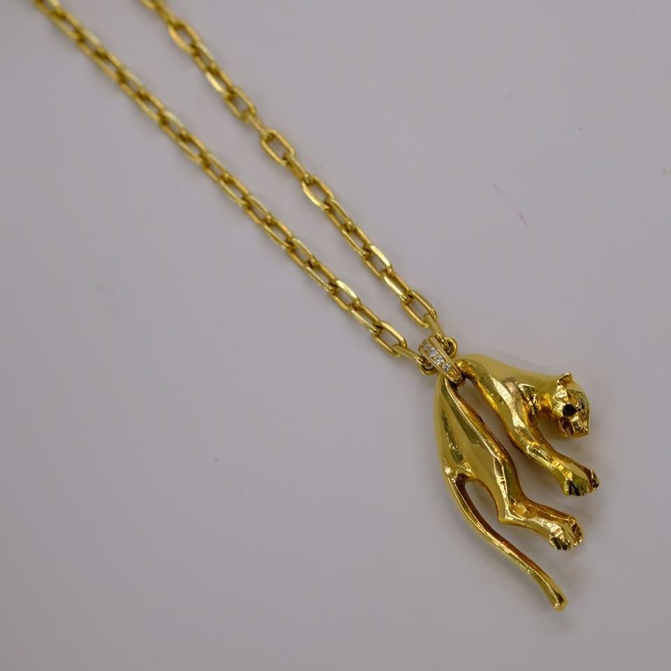 cartier panther necklace vintage