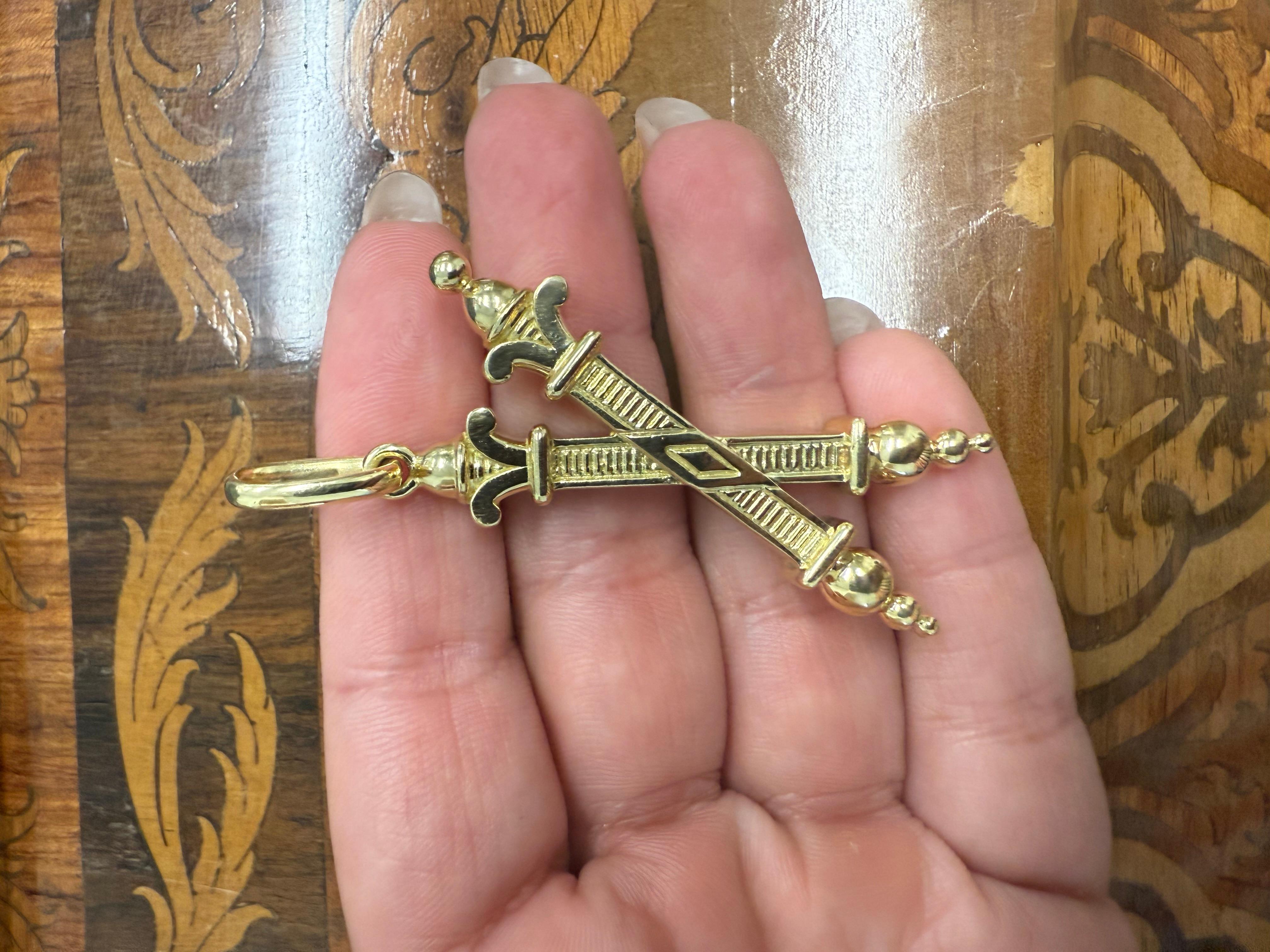 Cartier NY 1960s Vintage 18k Yellow Gold Scroll Pendant Rare



Here is your chance to purchase a beautiful and highly collectible designer pendant.


The pendant is vintage circa 1960s.  The pendant is depicting scrolls, and is in excellent