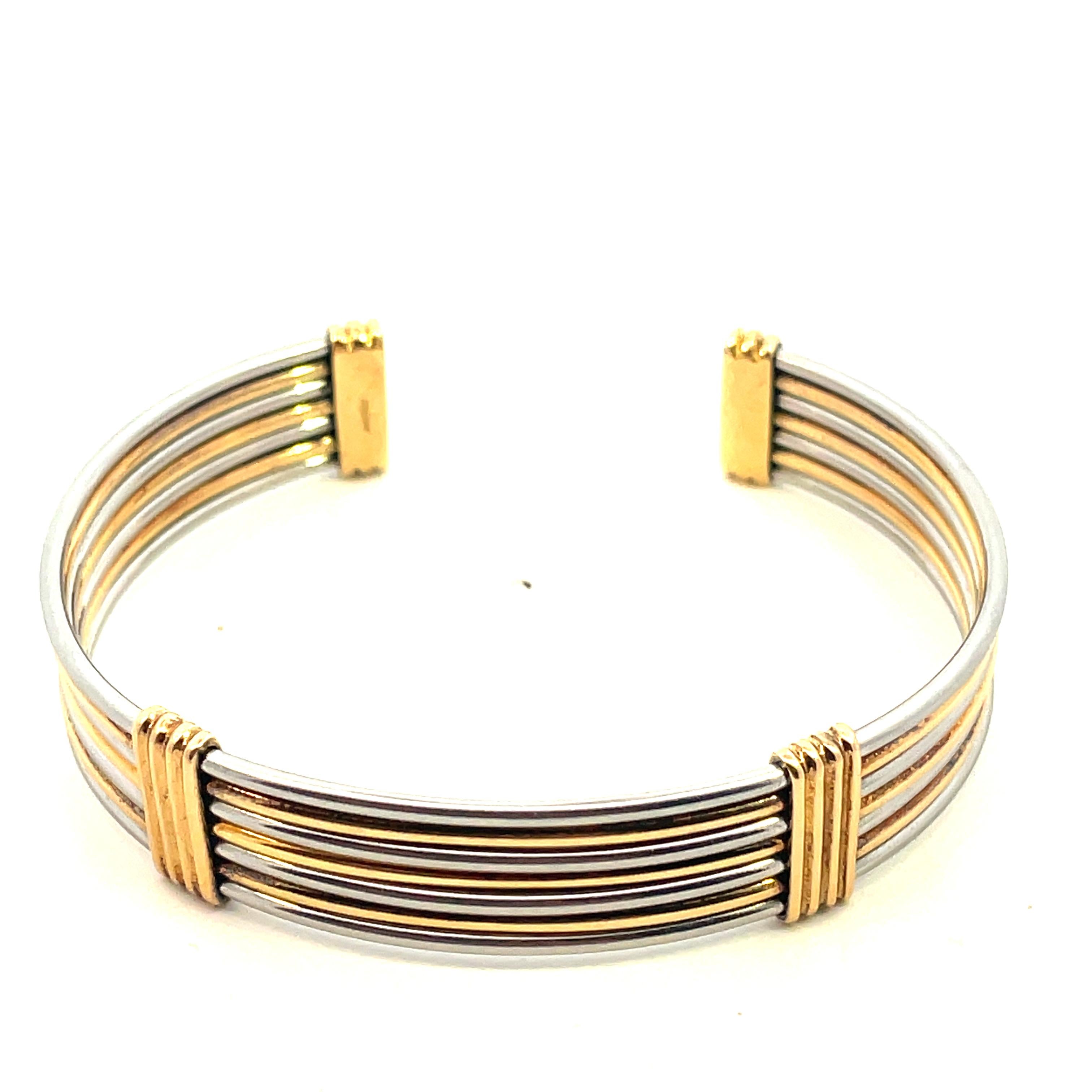 Bracciale Donna In Ottone Placcato Oro Rosa 5 Mm – Impilabile, Curvo, Ipoallergenico, 8 Pollici