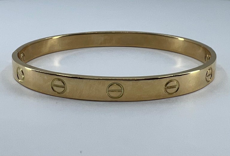 Vintage cartier love bracelet sale