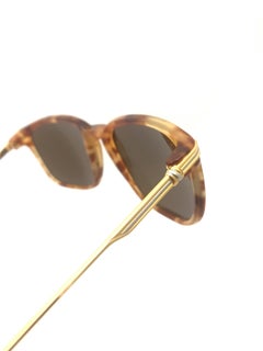 Cartier Vintage Aurore Gold Plated Sunglasses