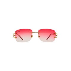 Lunettes de soleil Cartier Vintage au motif « C »
