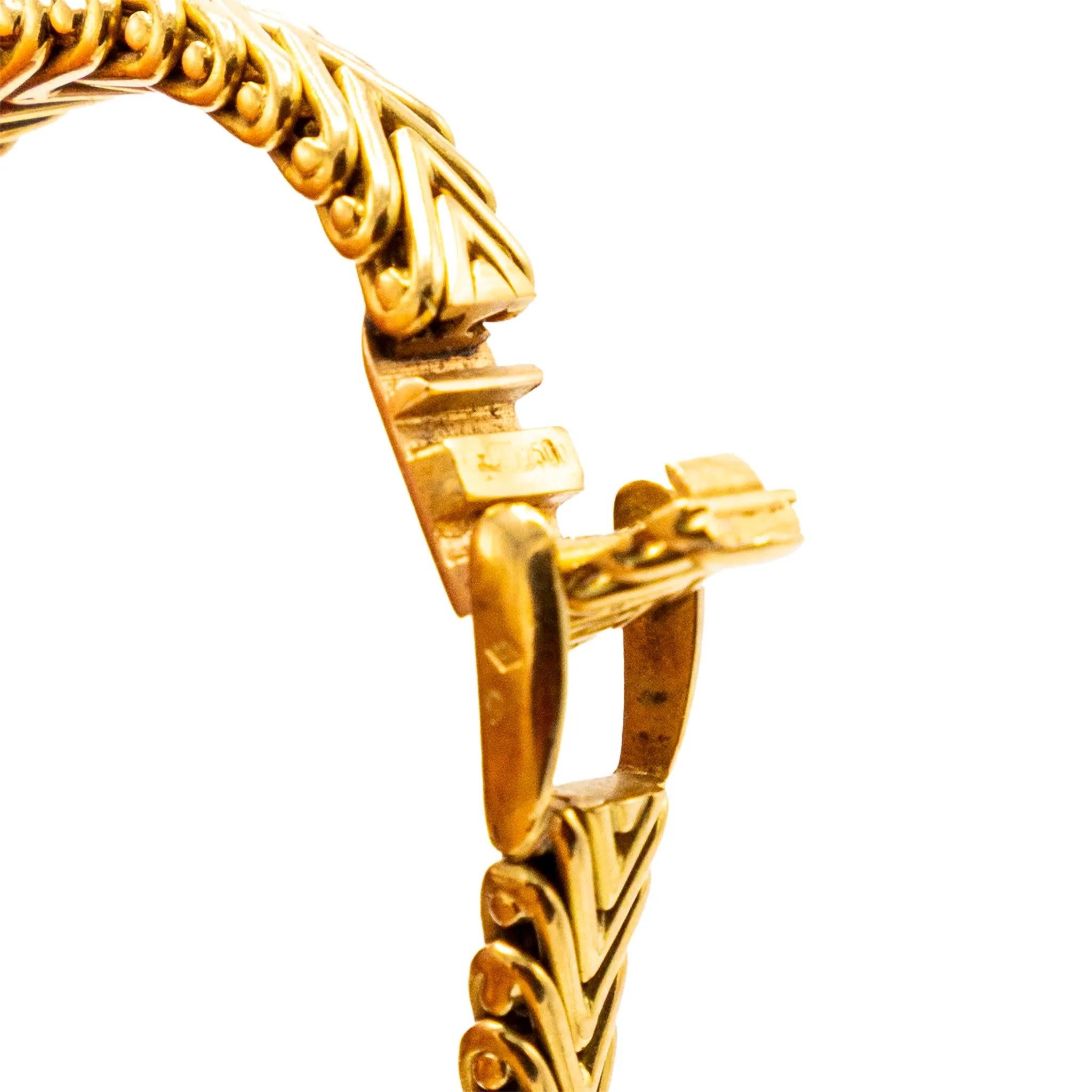 Cartier Vintage Chevron-Armbanduhr - 50er Jahre im Angebot 6