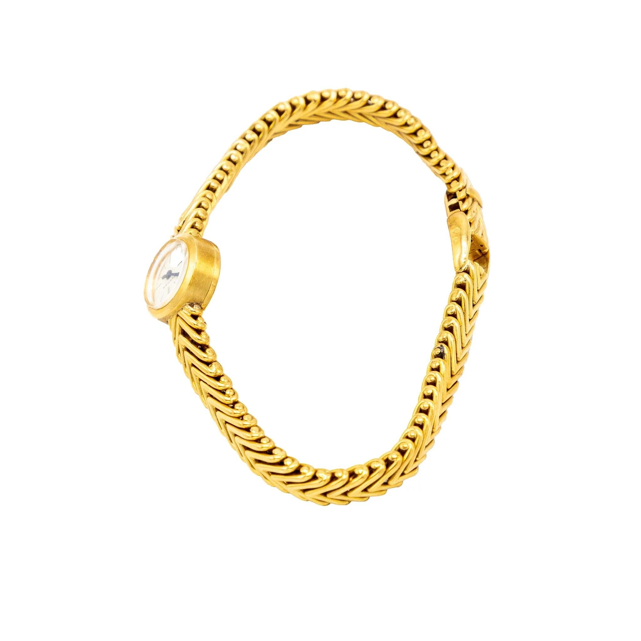 Cartier Vintage Chevron-Armbanduhr - 50er Jahre im Angebot 2