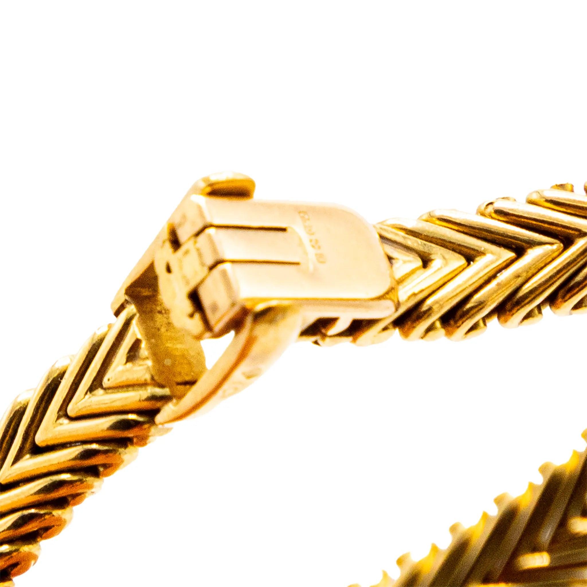 Cartier Vintage Chevron-Armbanduhr - 50er Jahre im Angebot 5