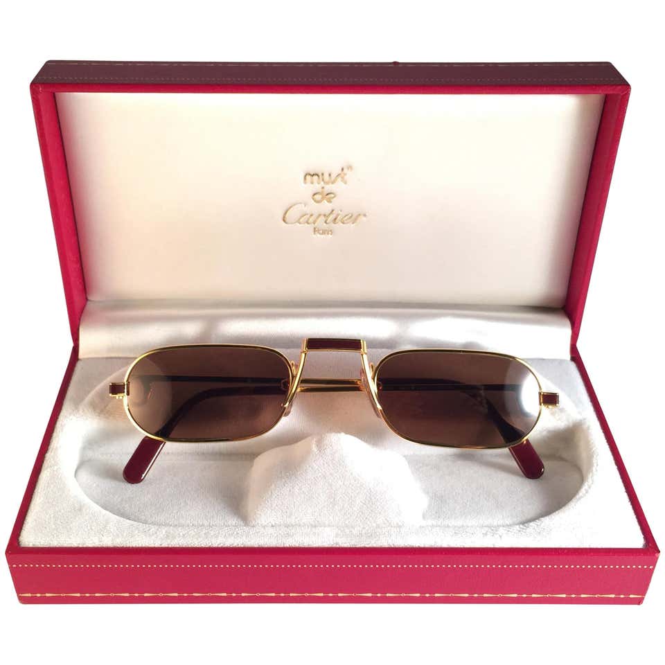Cartier Vintage Demilune Laque De Chine Medium Reading Sunglasses ...