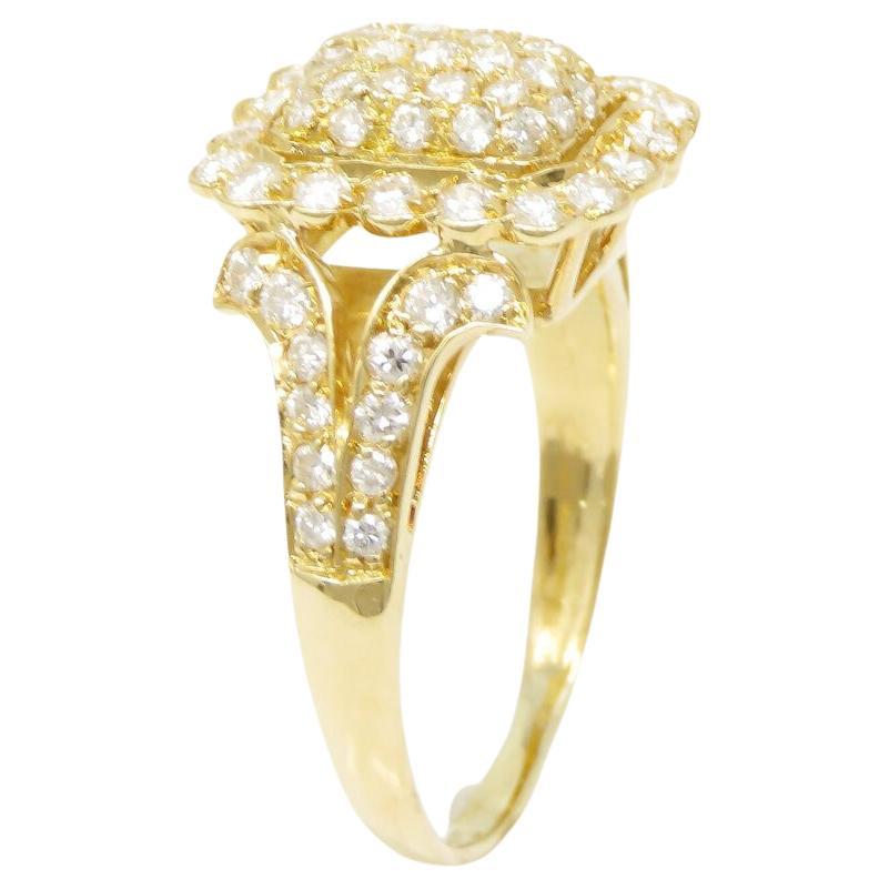 Cartier Vintage Diamantring aus Roségold mit Diamanten (Zeitgenössisch)