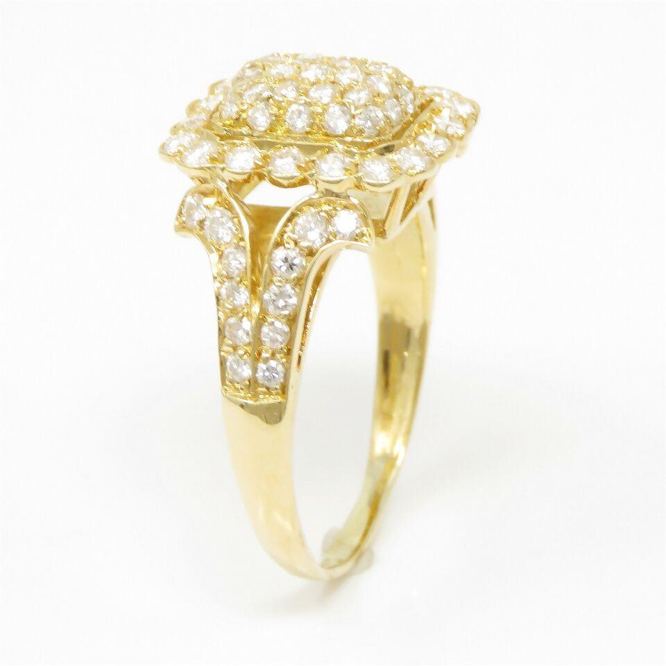 Cartier Vintage Diamantring aus Roségold mit Diamanten (Rundschliff)