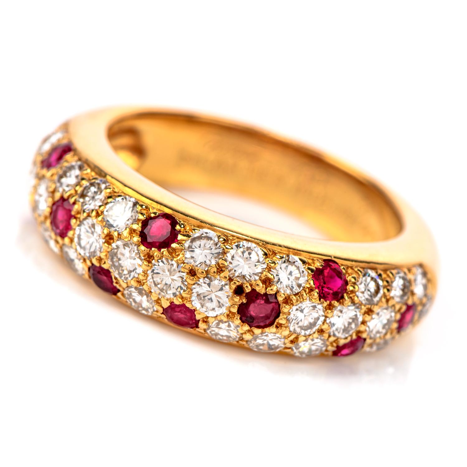 pave ruby ring