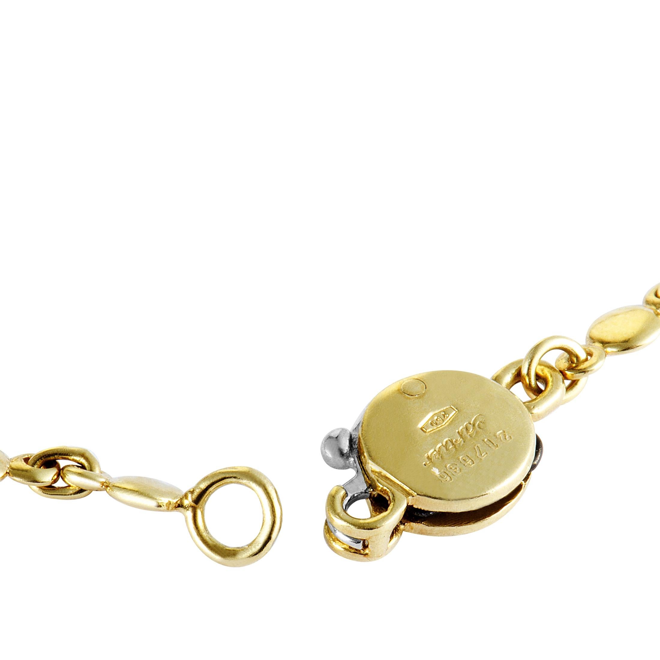 Cartier Vintage Diamond Yellow Gold Choker Necklace 2