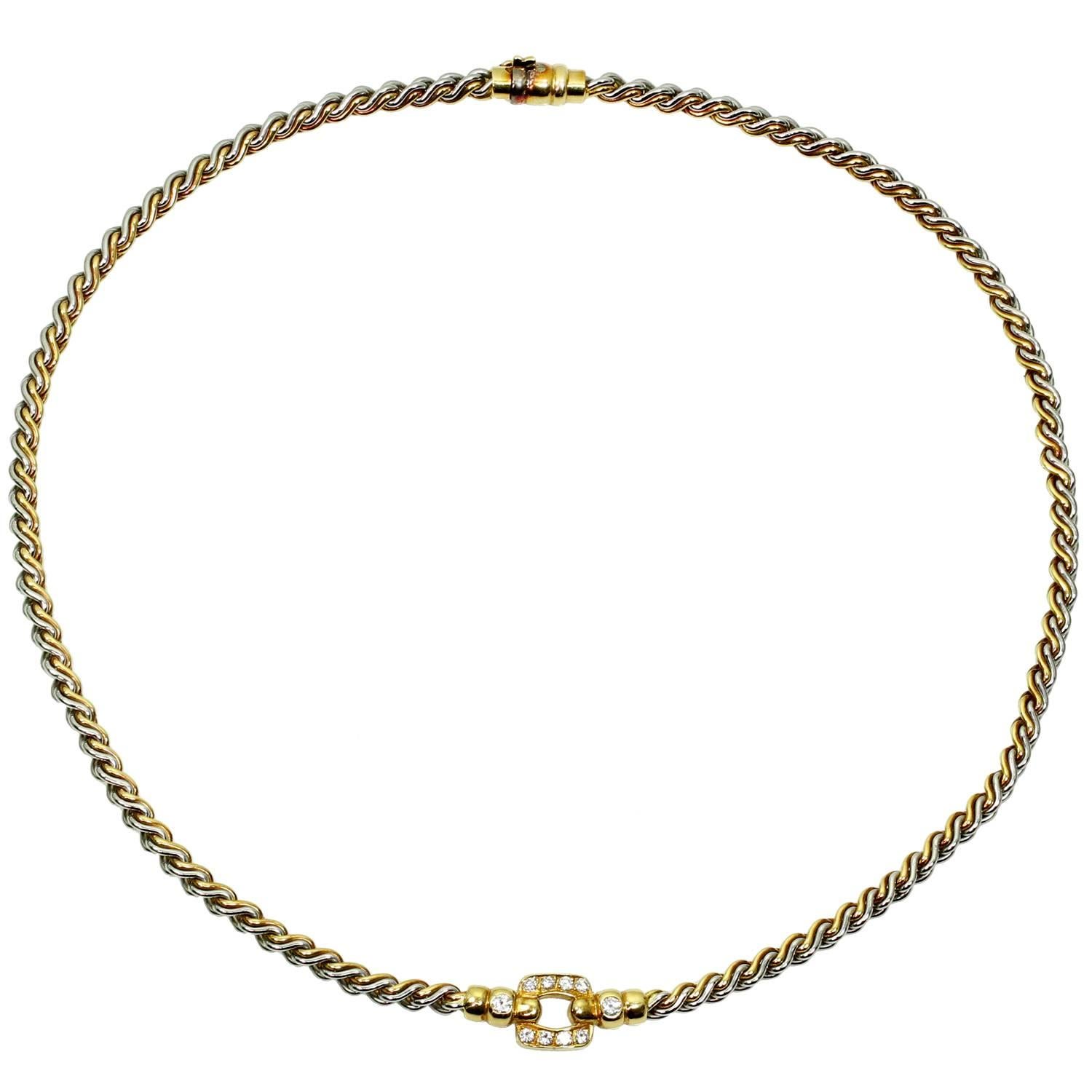 Cartier Vintage Diamond Yellow Gold 