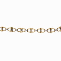 Cartier Vintage Equestrian Theme Gold Chain Necklace