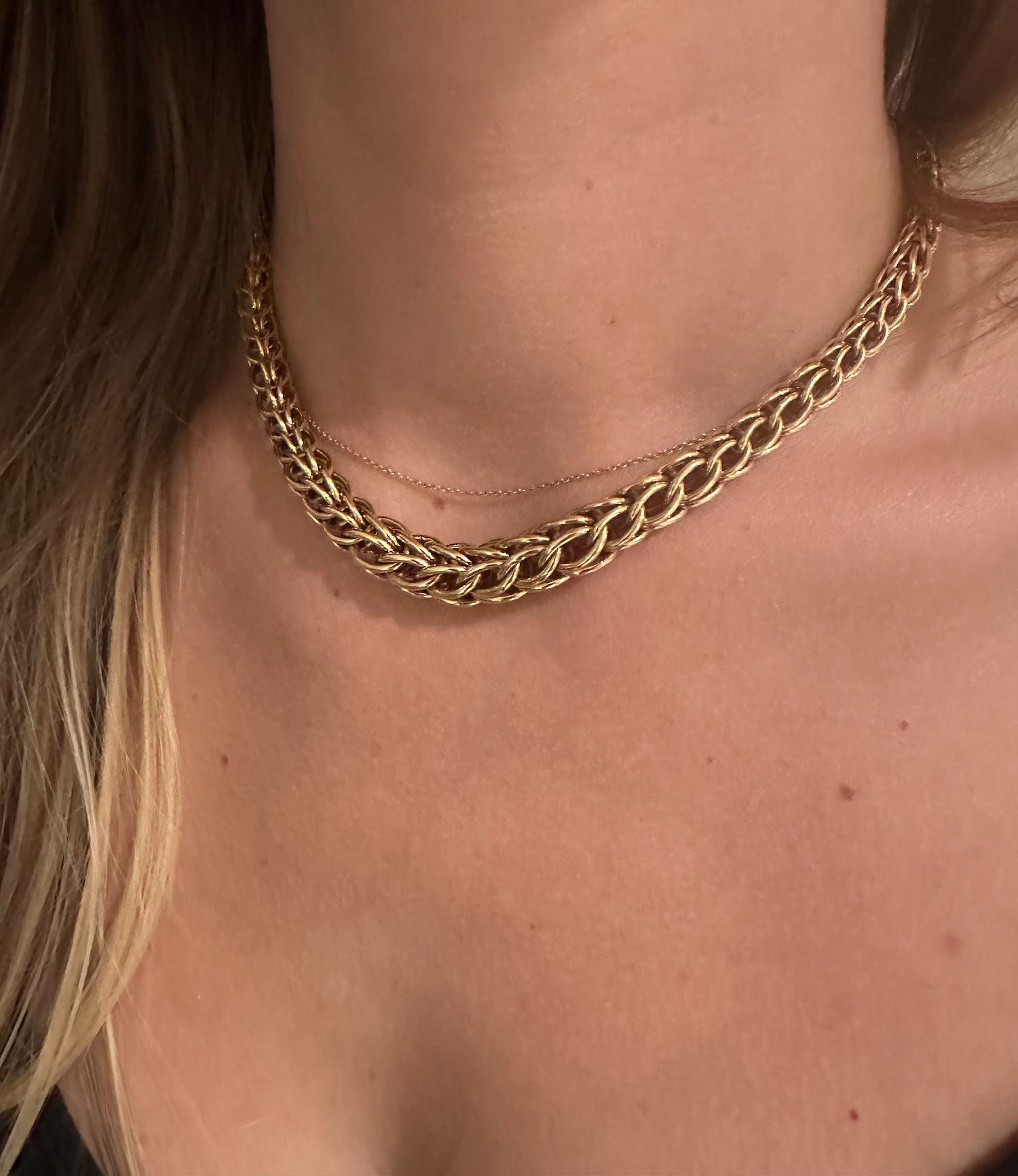 Cartier Vintage Fancy Link Chain Necklace 2