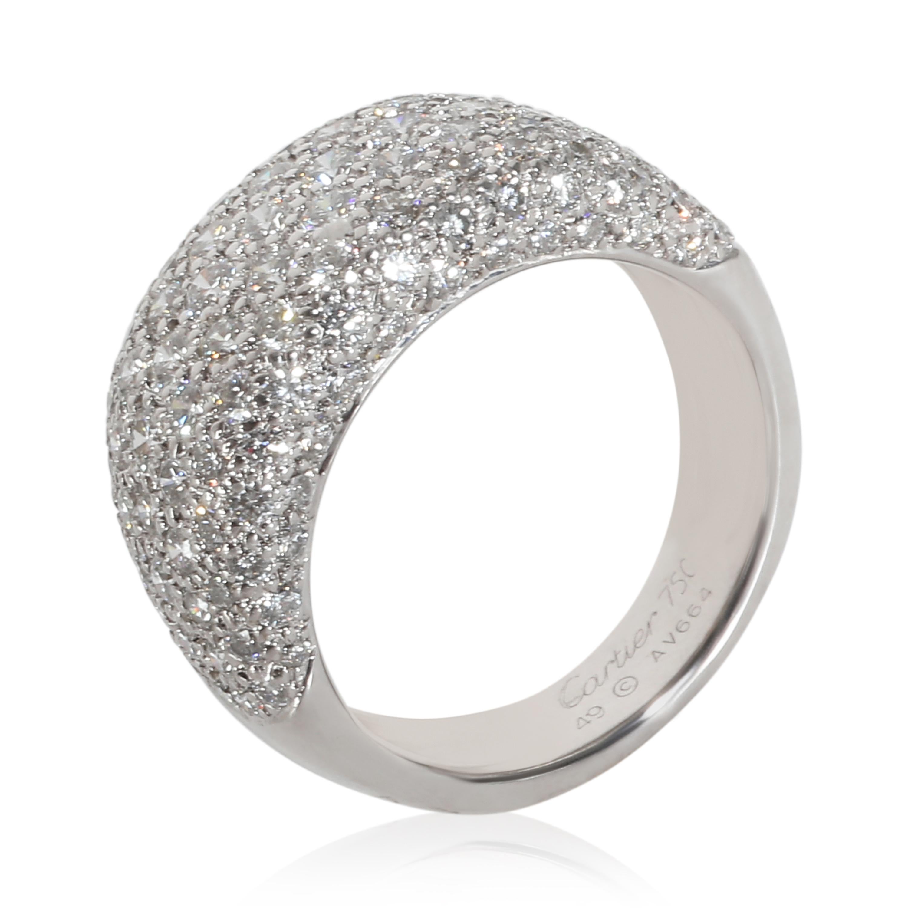 Cartier Vintage Fashion Ring in 18k White Gold 3.5 CTW

PRIMARY DETAILS
SKU: 142078
Listing Title: Cartier Vintage Fashion Ring in 18k White Gold 3.5 CTW
Condition Description: Retails for 18000 USD. In excellent condition and recently polished.