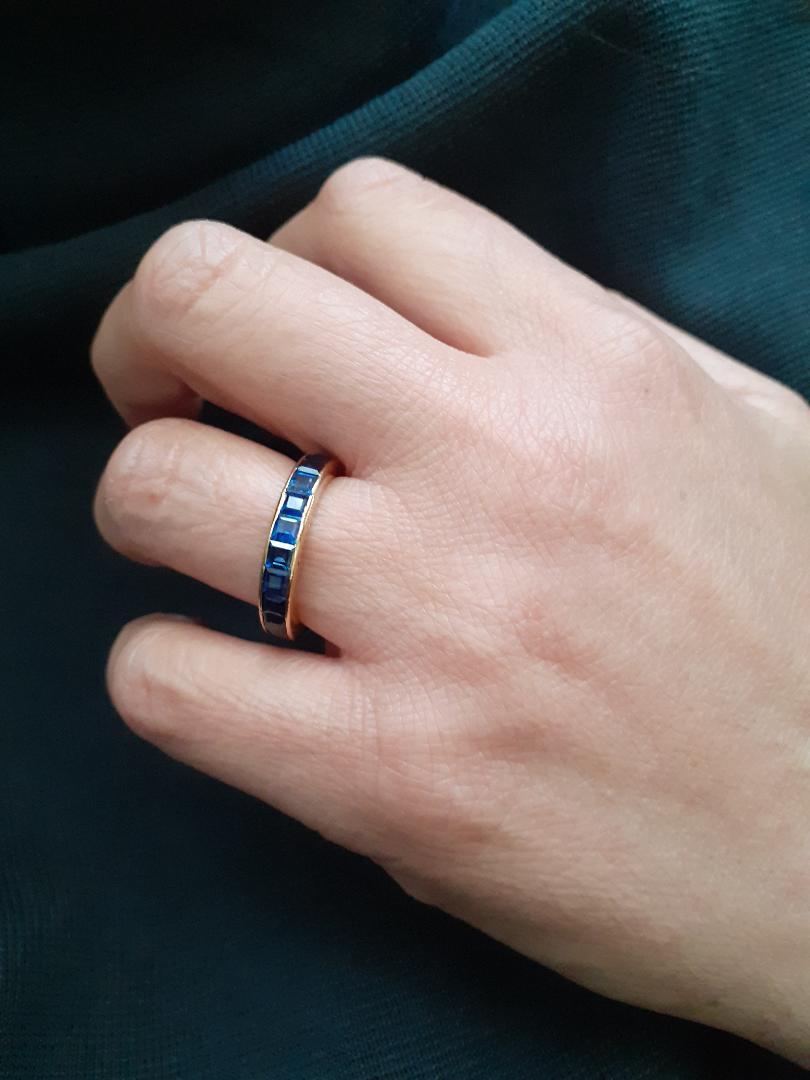 vintage sapphire eternity ring