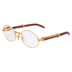 Cartier - Lunettes de soleil vintage Giverny en palissandre