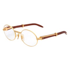 Cartier - Lunettes de soleil vintage Giverny en palissandre