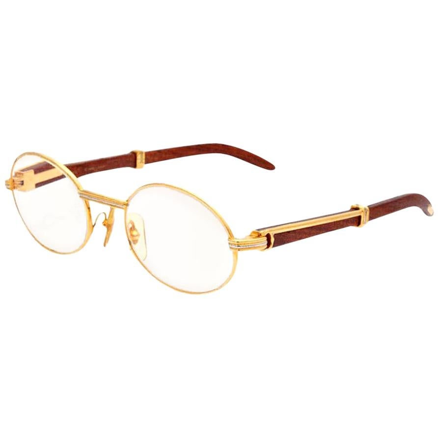 Cartier Vintage Giverny Palisander Sunglasses For Sale at 1stDibs
