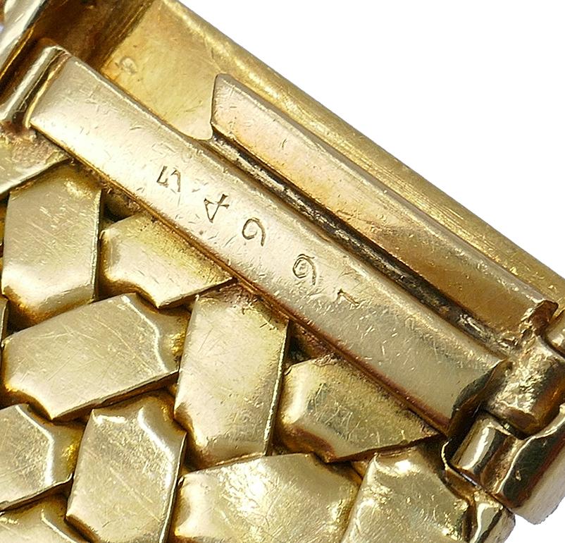 Cartier Vintage Gold Bracelet and Necklace Set 18k Estate Jewelry For Sale 3