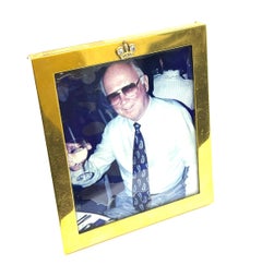 Cornice per quadri con diamanti in oro vintage Cartier