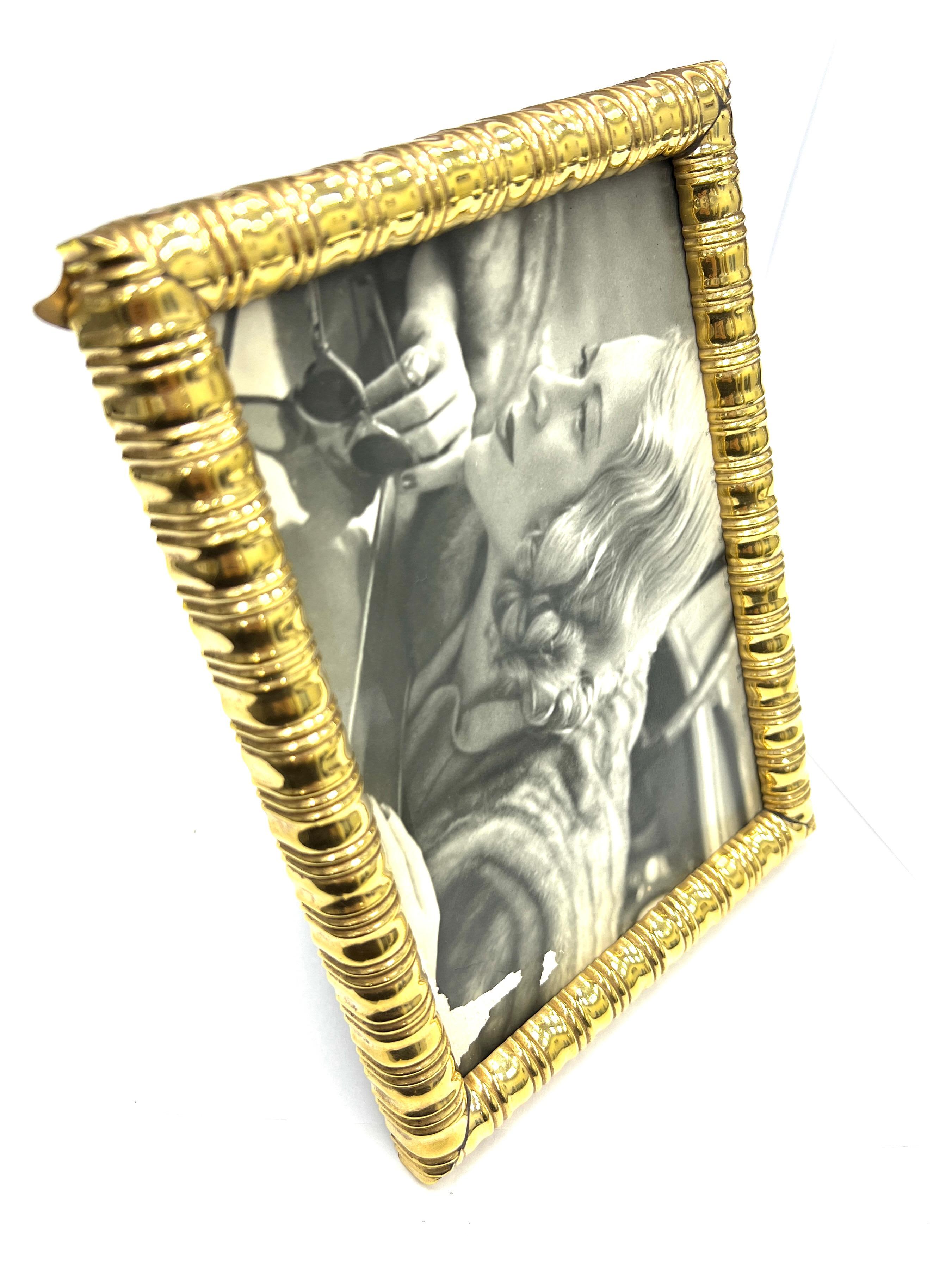 Cartier Vintage Gold Picture Frame In Good Condition For Sale In New York, NY