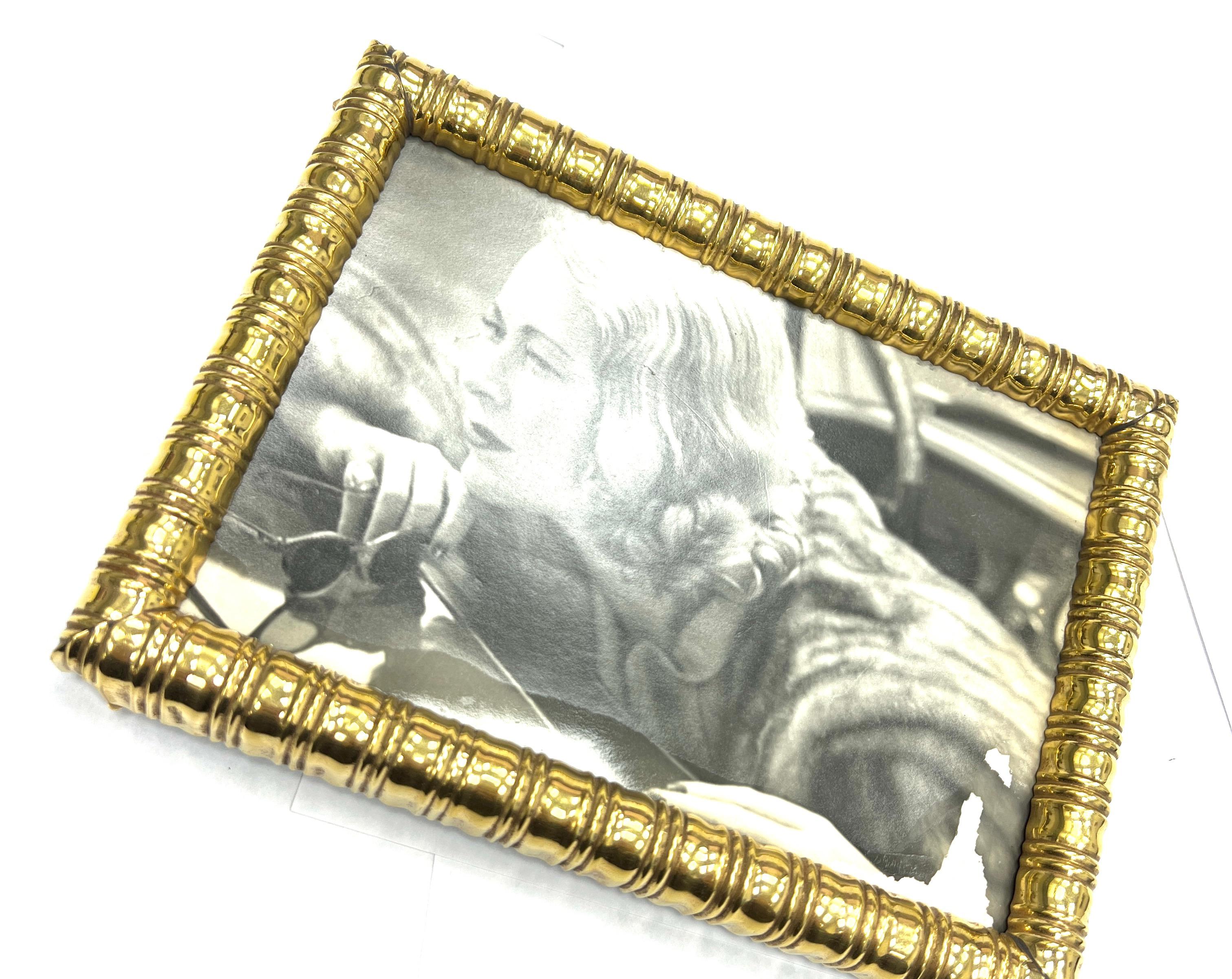 Cartier Vintage Gold Picture Frame In Good Condition For Sale In New York, NY