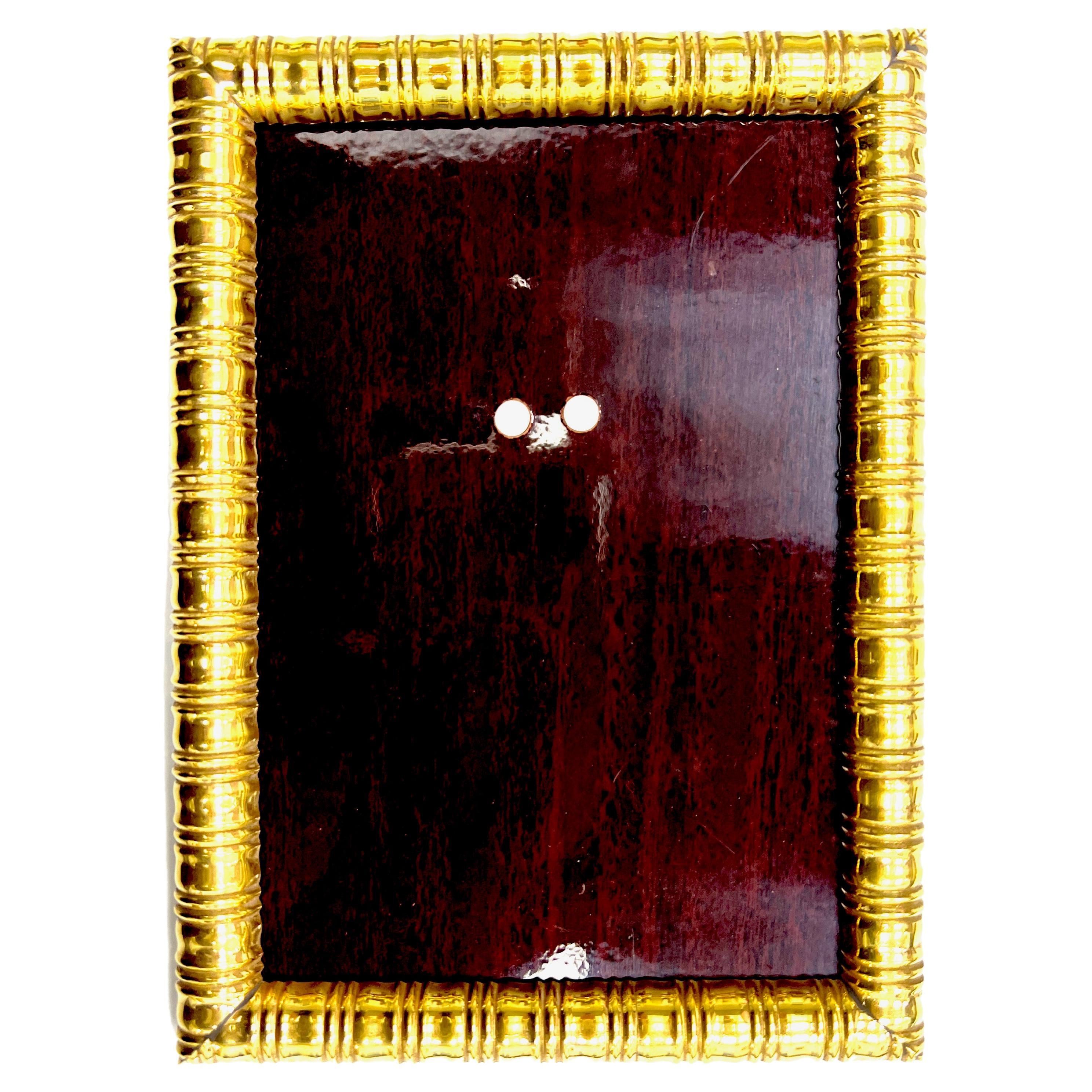 Cartier Vintage Gold Picture Frame For Sale