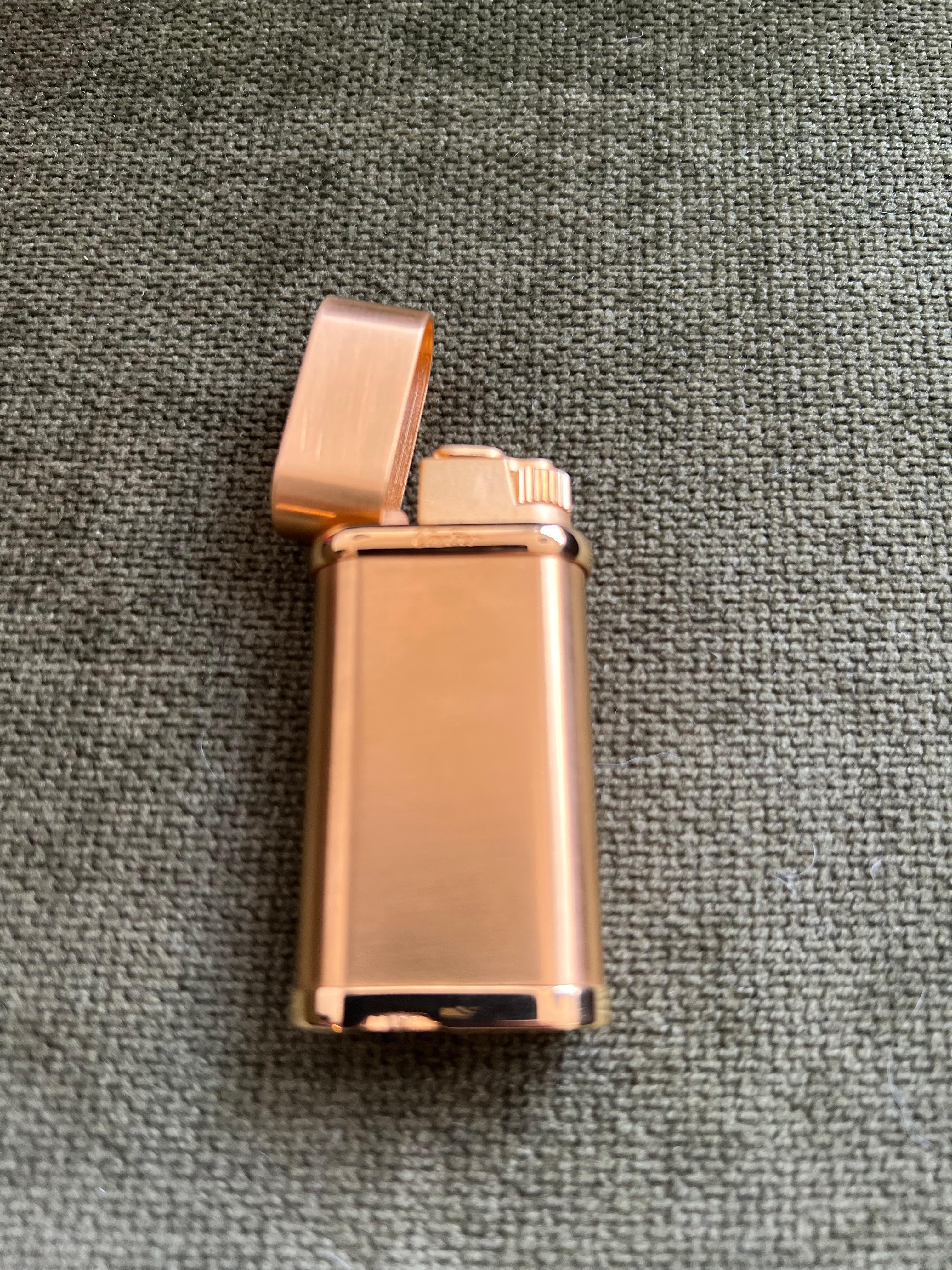 Cartier Vintage Gold Plated “Cartier” Lighter In Original Case “Circa 1990” 1