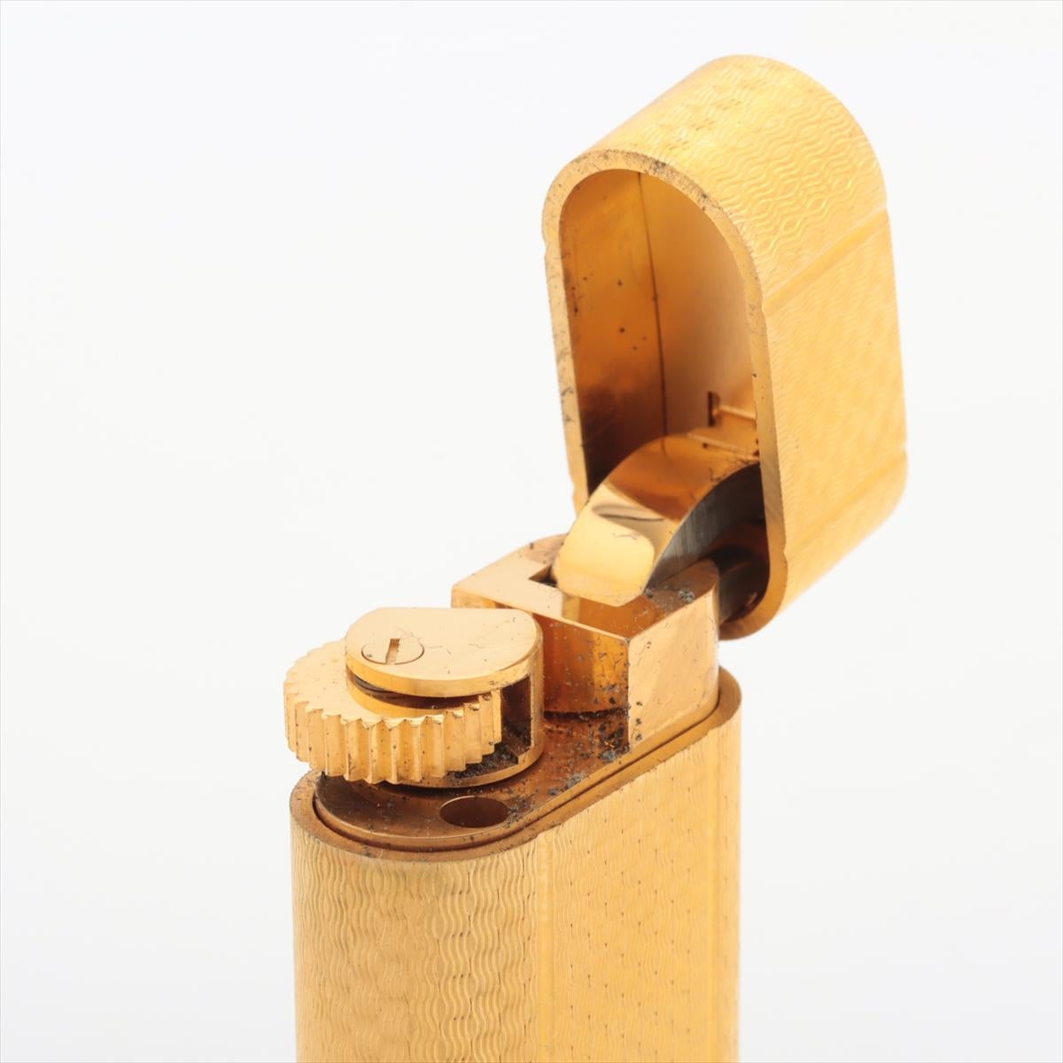 Orange Cartier Vintage Gold-plated Lighter