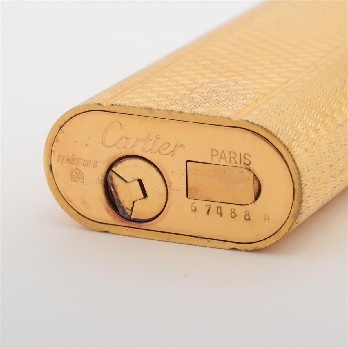 Cartier Vintage Gold-plated Lighter In Good Condition In Humacao, PR