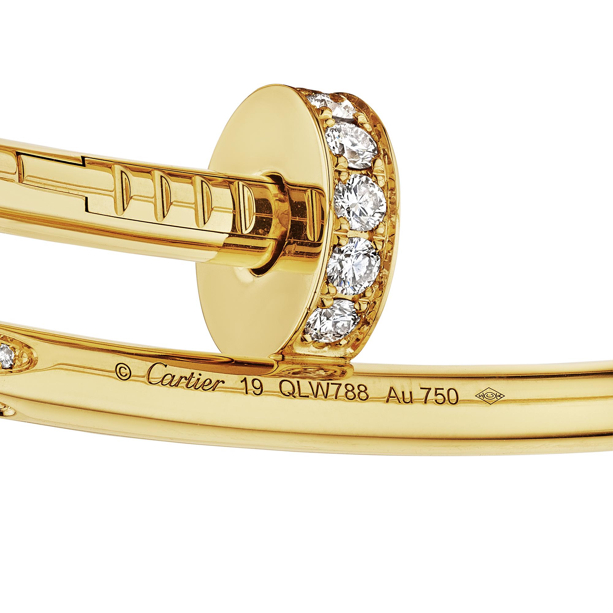 cartier nail bracelet engraving