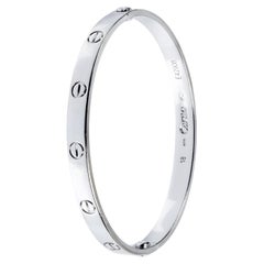 Cartier Vintage Gran Pulsera del Amor Oro blanco 18k con Caja y Destornillador