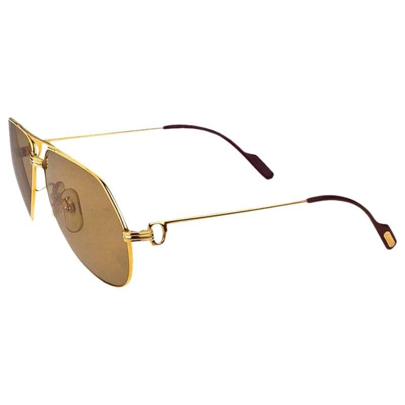 Cartier Vintage Large Vendome Sunglasses  For Sale