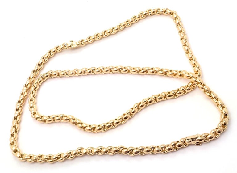 Cartier Vintage Link Chain Necklace and Bracelet Set at 1stDibs