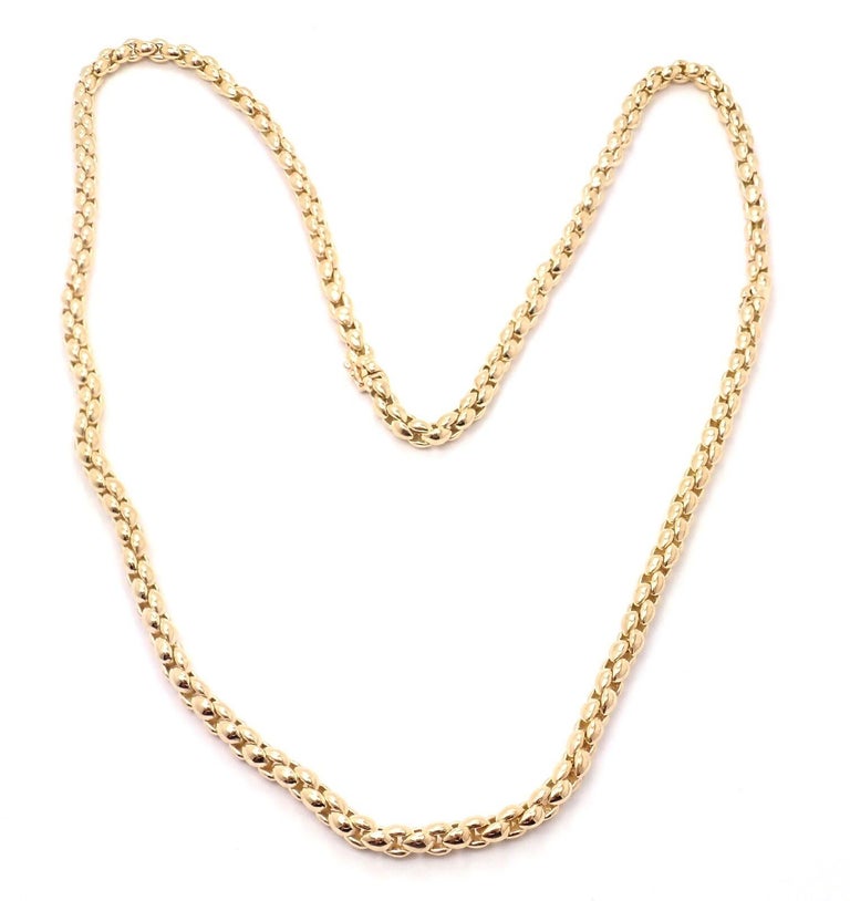 Cartier Vintage Link Chain Necklace and Bracelet Set at 1stDibs