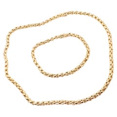 Set collana e bracciale Cartier Vintage A Link