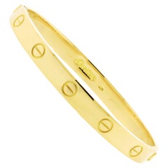 Pulsera Cartier Vintage Love, talla 17