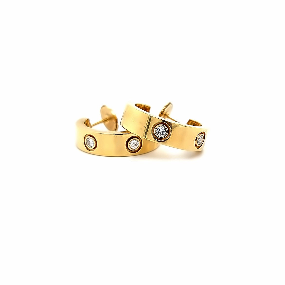 cartier love earrings weight