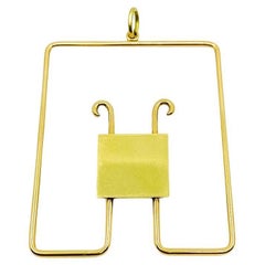 Pince à billets vintage de Cartier Pendentif en or 18k