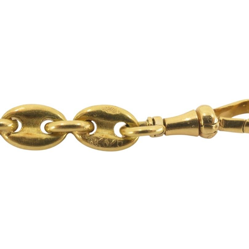 Collier Vintage Cartier Or 18k Mariner Link Chain en vente 3