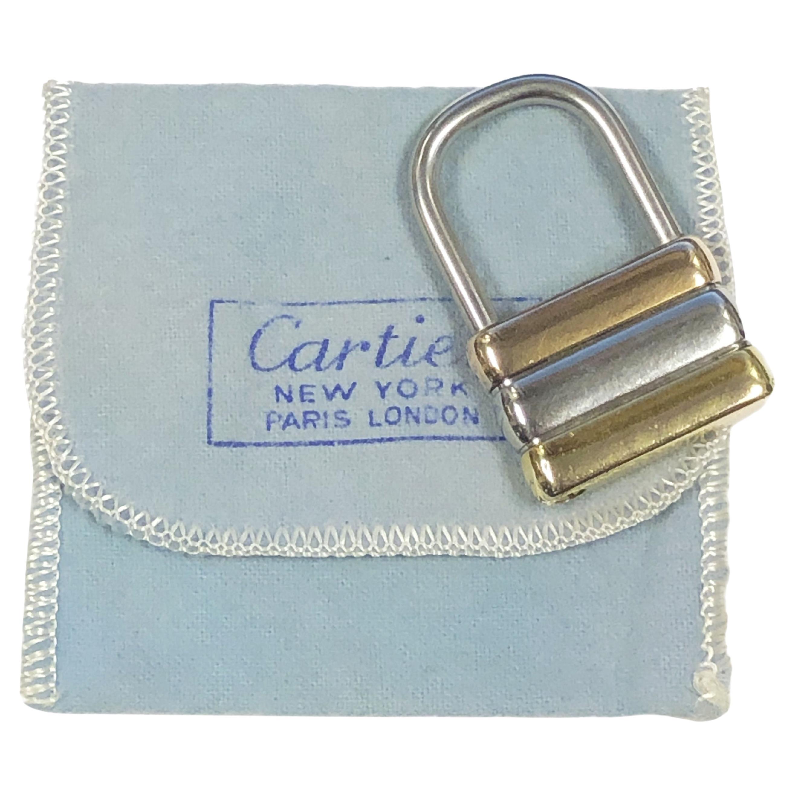 Cartier vintage Padlock Key Ring sur 1stDibs