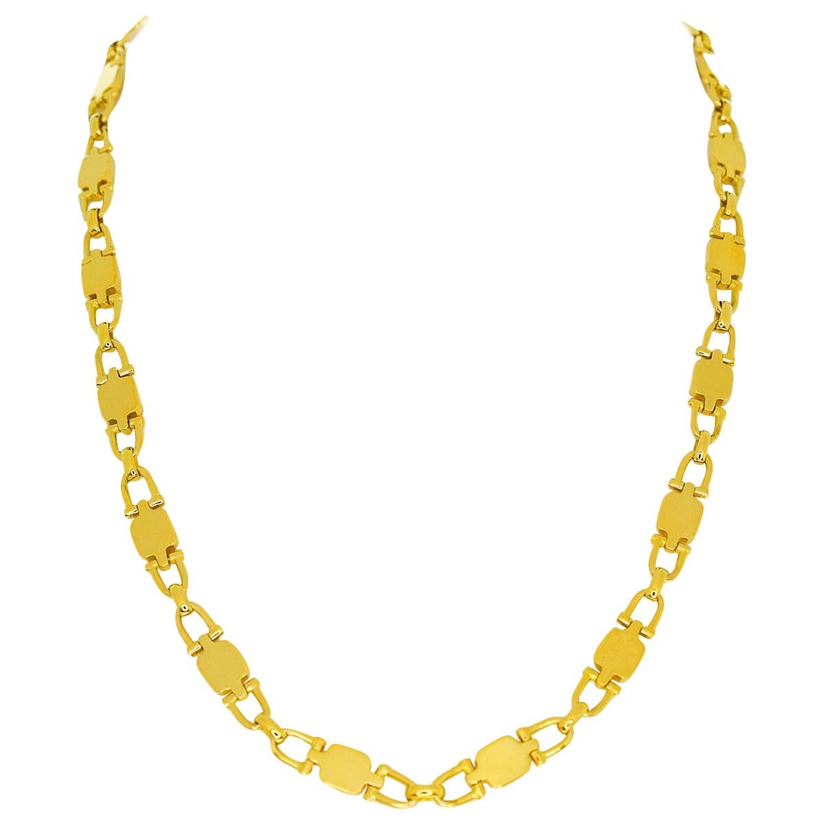 Cartier Vintage Paris Yellow Gold Necklace
