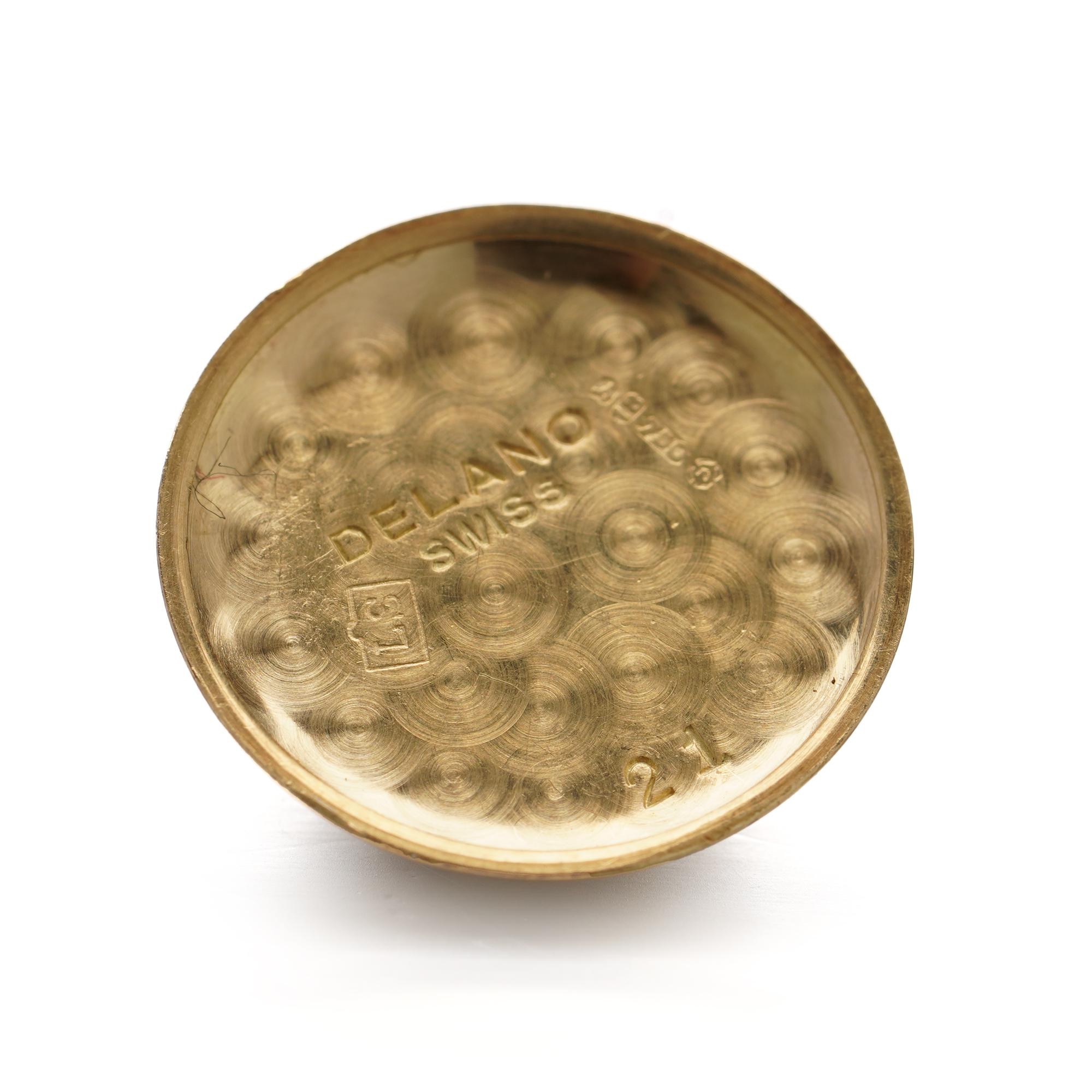 Cartier Vintage Runde Damen 18k. Gelbgold-Armbanduhr im Angebot 6