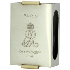 Cartier, Vintage Sterling Silver Match Box, Jacques Cartier, London, 1959