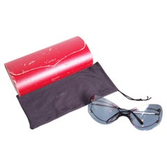Cartier Vintage Sunglasses with Red Case