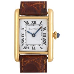 Cartier Vintage Tank 18 Karat Gelbgold Uhr